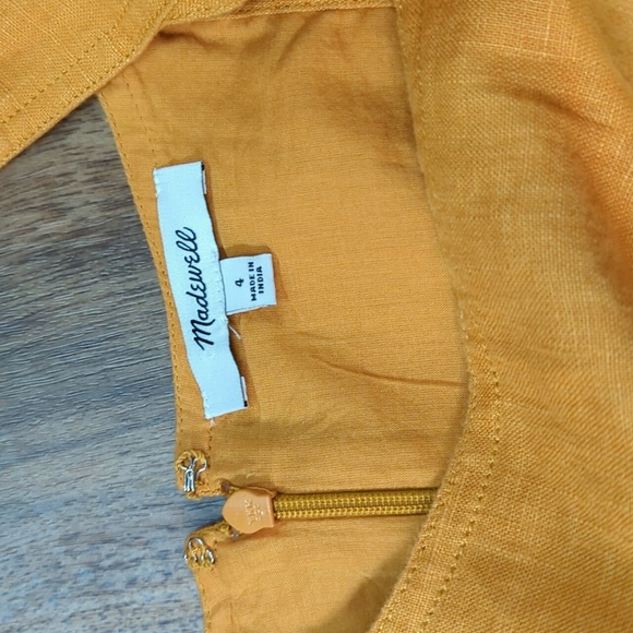 Madewell 100% Linen Maisie Mini Dress - Picture 7 of 12